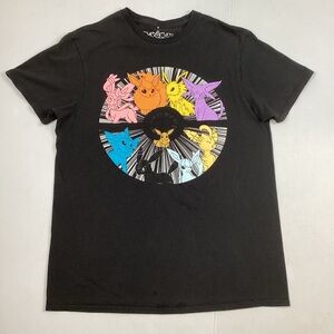 Pokémon Graphic Hybrid Black Tee T-Shirt